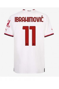 AC Milan Zlatan Ibrahimovic #11 Voetbaltruitje Uit tenue 2022-23 Korte Mouw